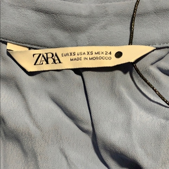 NWOT. Zara Pleated Patchwork Midi Dress. Size XS. - Picture 11 of 15